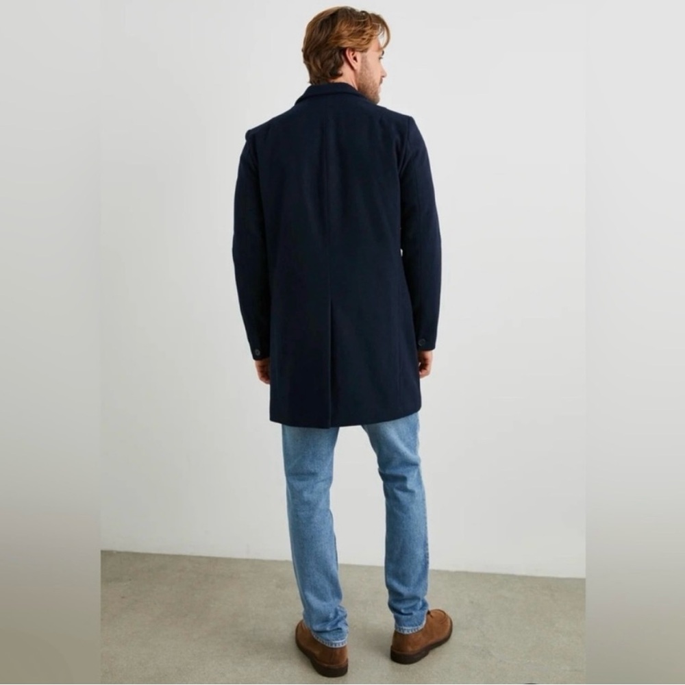Rails Men's Lark Classic Coat in Navy Size M - Picture 5 of 8